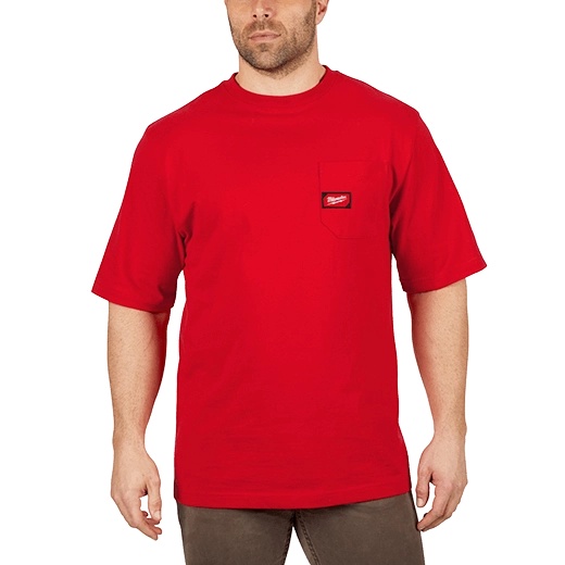 Picture of Milwaukee Electric Tool 601R-2X Tshirt W/Pocket Red 2Xl
